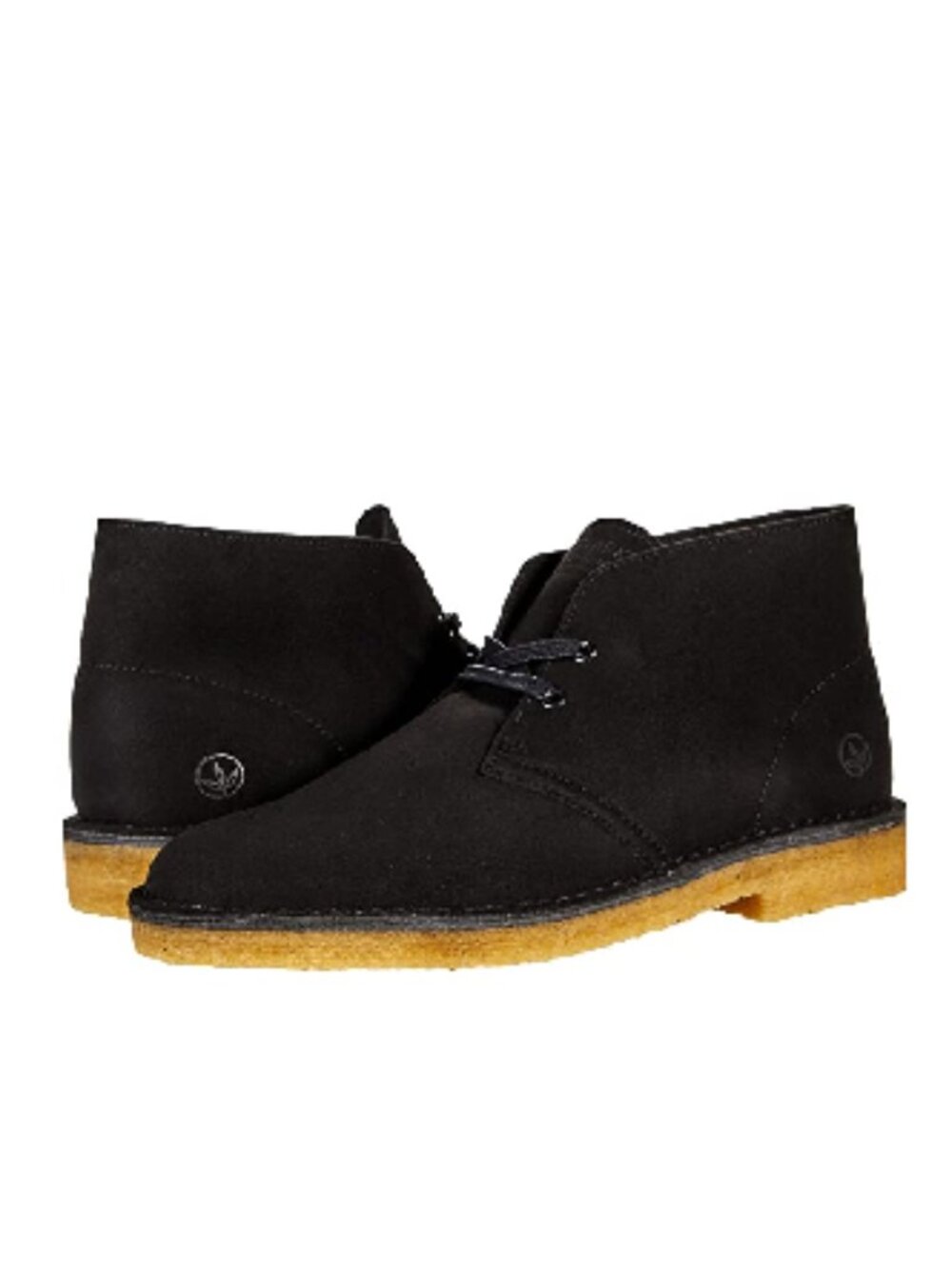 Clarks Desert Boot,Black Vegan.